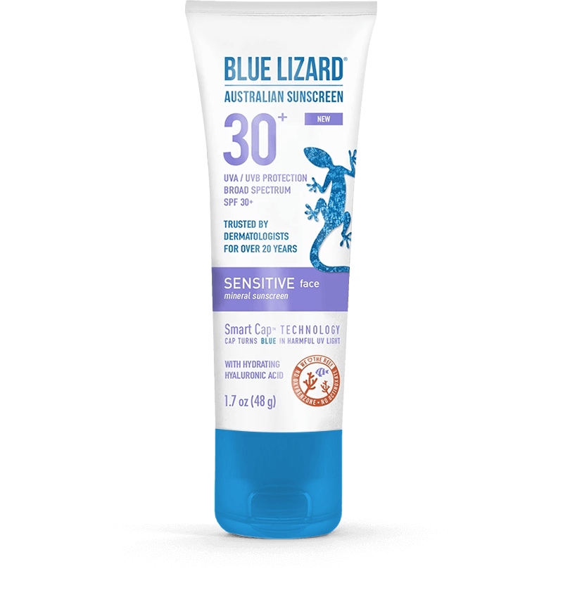naturlig-solkrem-Blue Lizard Sensitive Mineral Sunscreen