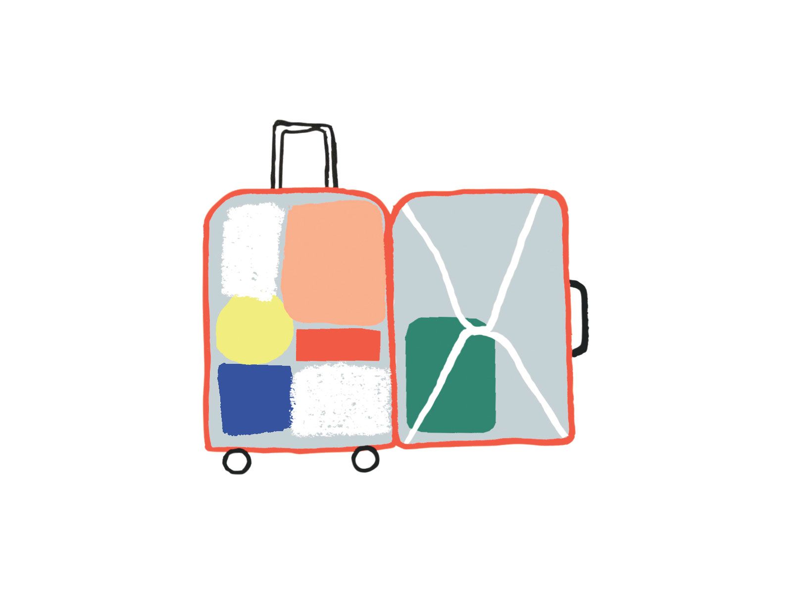 Illo：機内持ち込みスーツケース