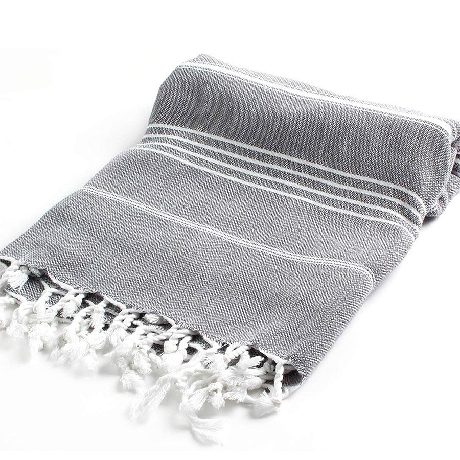 toalhas de banho turcas em algodão listrado