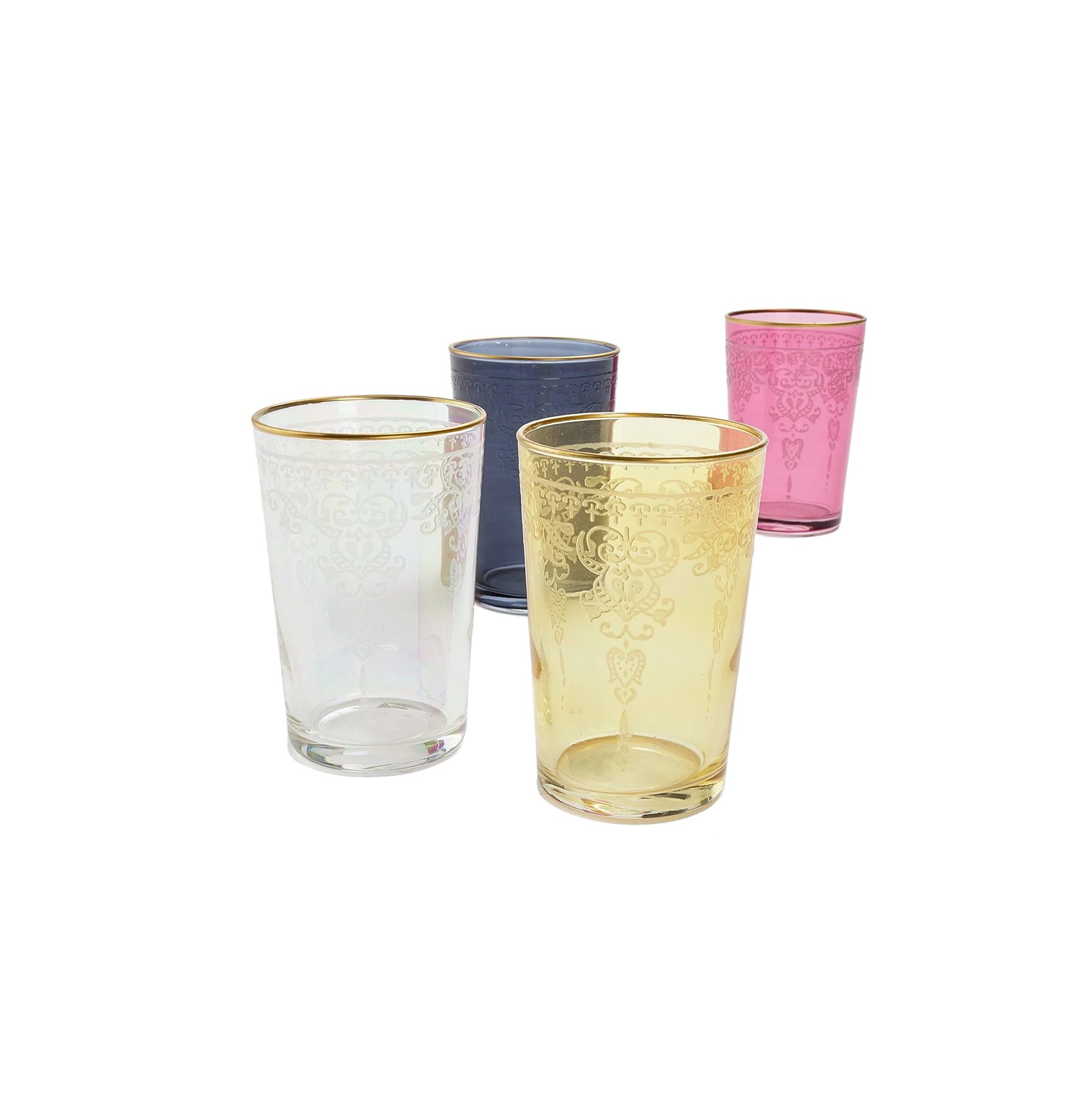 Marocké sklenené poháre